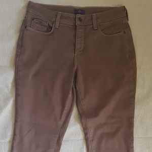 NYDJ Not your Daughters Jeans Brown 10P